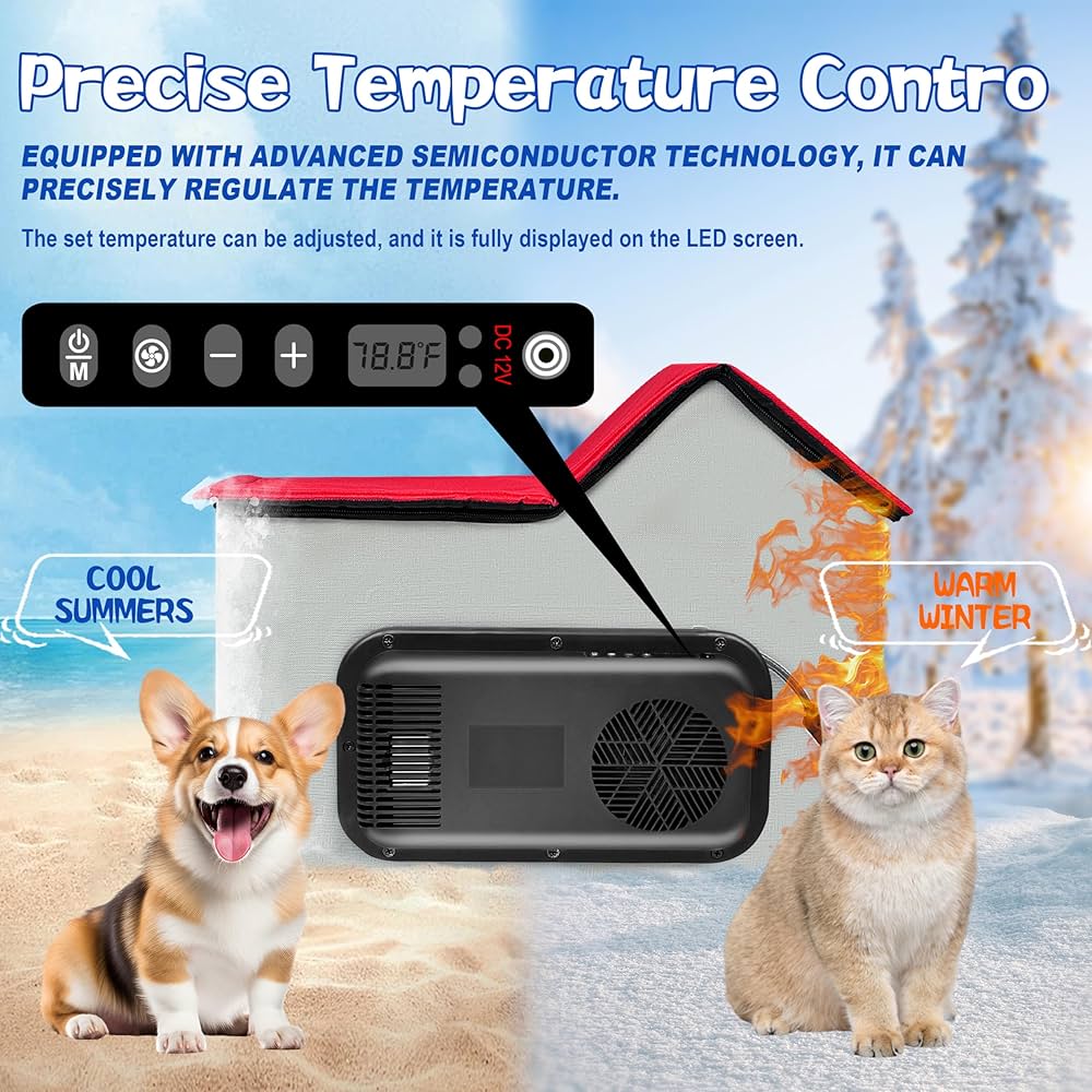 Amazon.com : Smart Thermostat Cat House - Electric Cooling